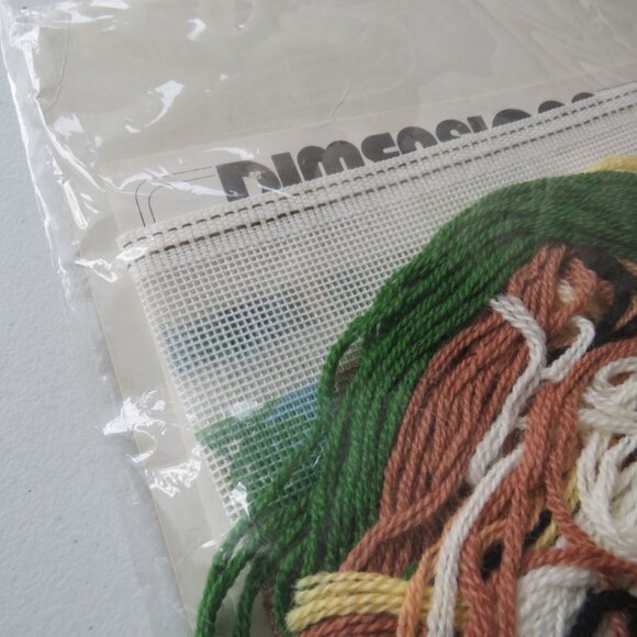 Country Chapel Dimensions Needlepoint Vintage Kit #2249, 1984 - Picture 7 of 8